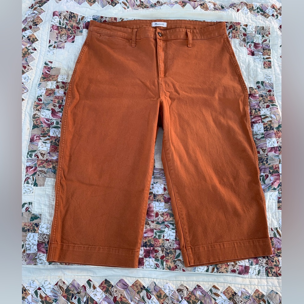 Madewell Curvy Slim Emmett Wide Leg 35P Pants